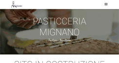 Desktop Screenshot of pasticceriamignano.it